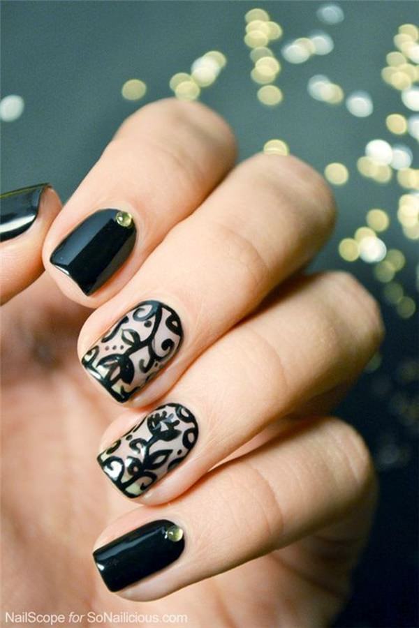 100 Dazzling Nail Art Design Ideas To Make Your Fingernails