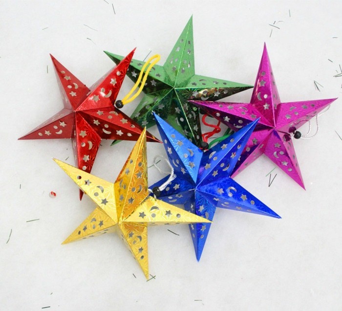 70 Christmas Paper Star Decorations Ideas That Will Char You