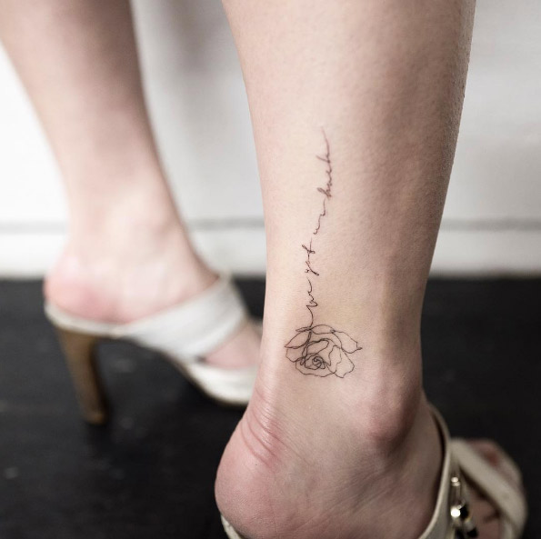 Top 80+ Gorgeous Ankle Tattoo Design For Your Inspiration - Gravetics