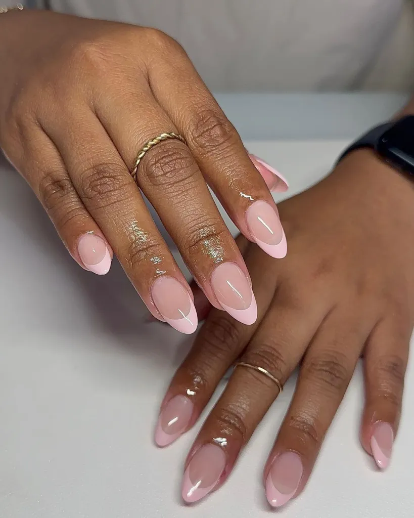 Pink French Manicure