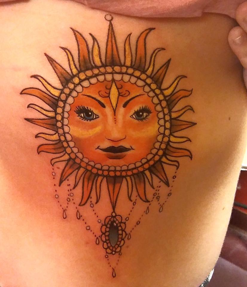 Happy Little Sun Tattoo