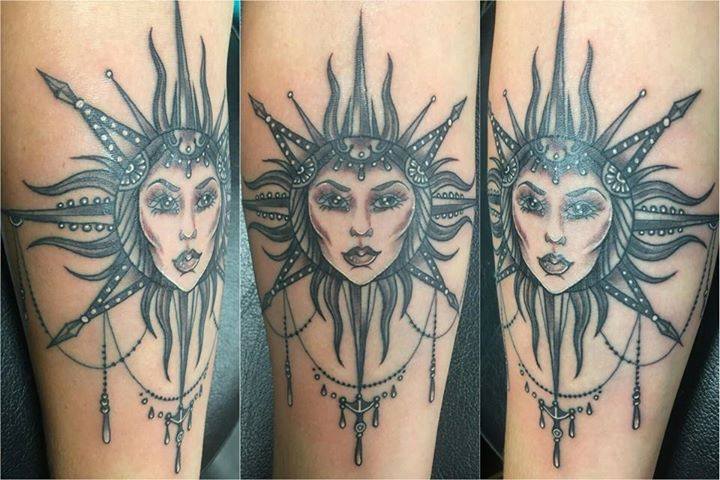 Sun Goddess Tattoo