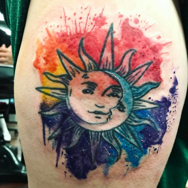 45 Exclusively Unique Sun Tattoo Ideas to Explore - Gravetics