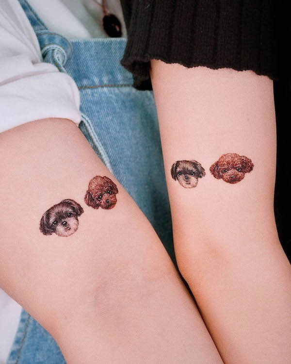 Cute dog tattoos