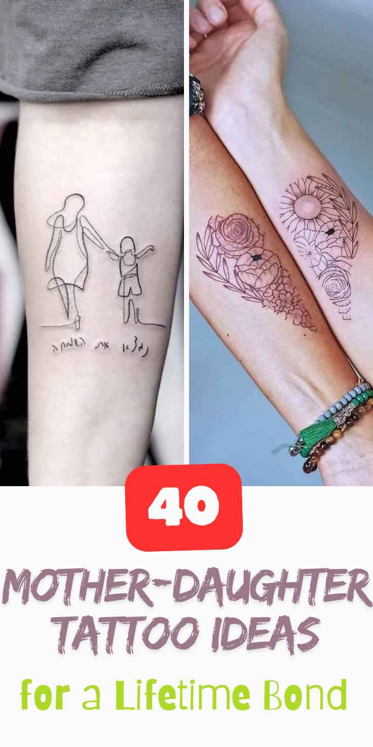 Cool Mother-Daughter Tattoo Ideas