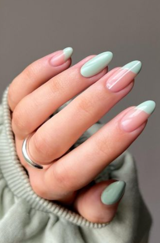 Mint Green Nails