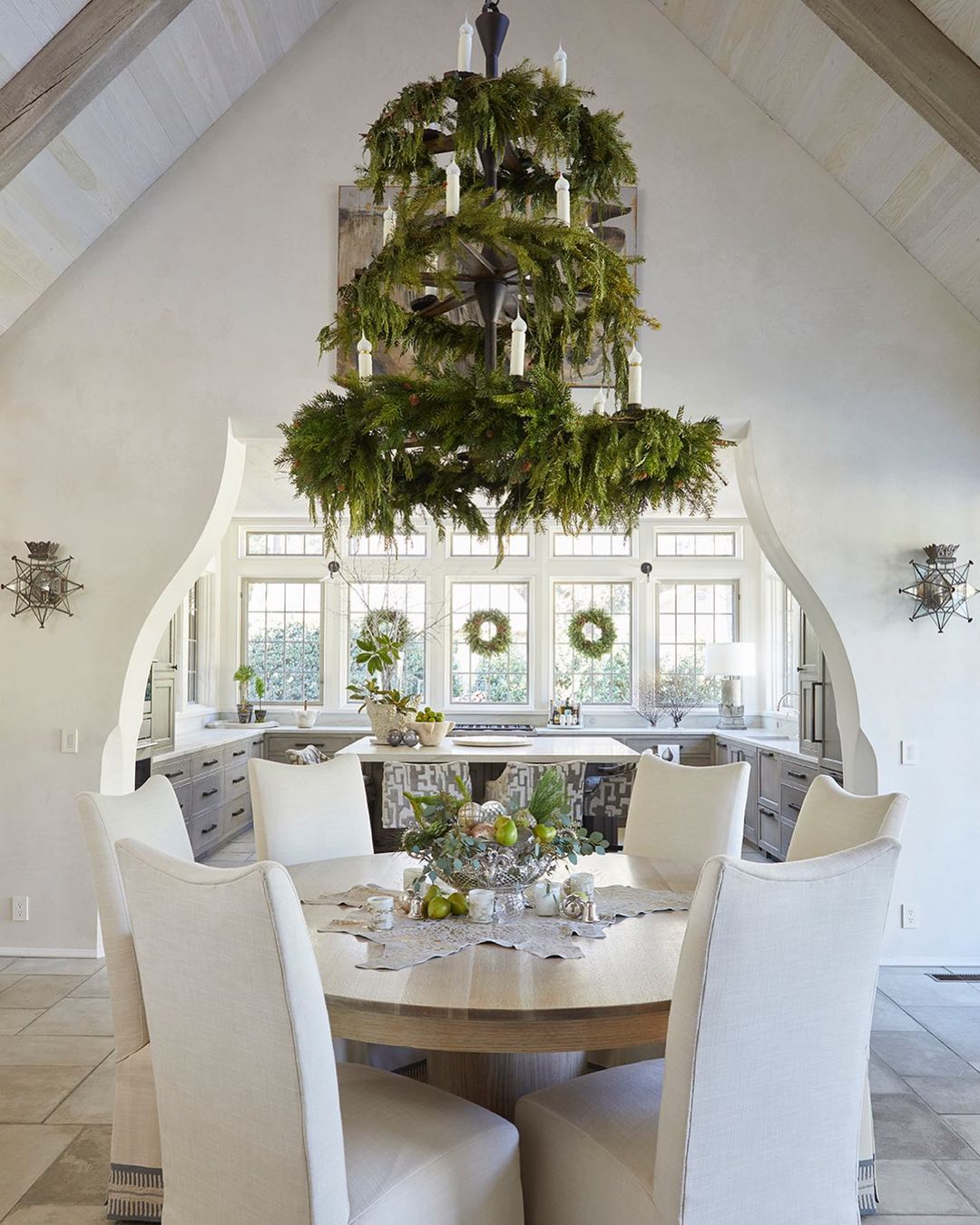 Elegant Greenery Dining Room