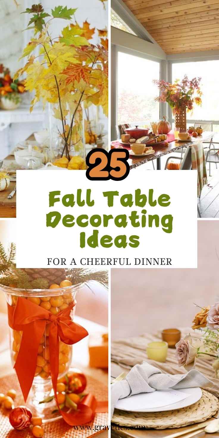 Fall Table Decorating Ideas