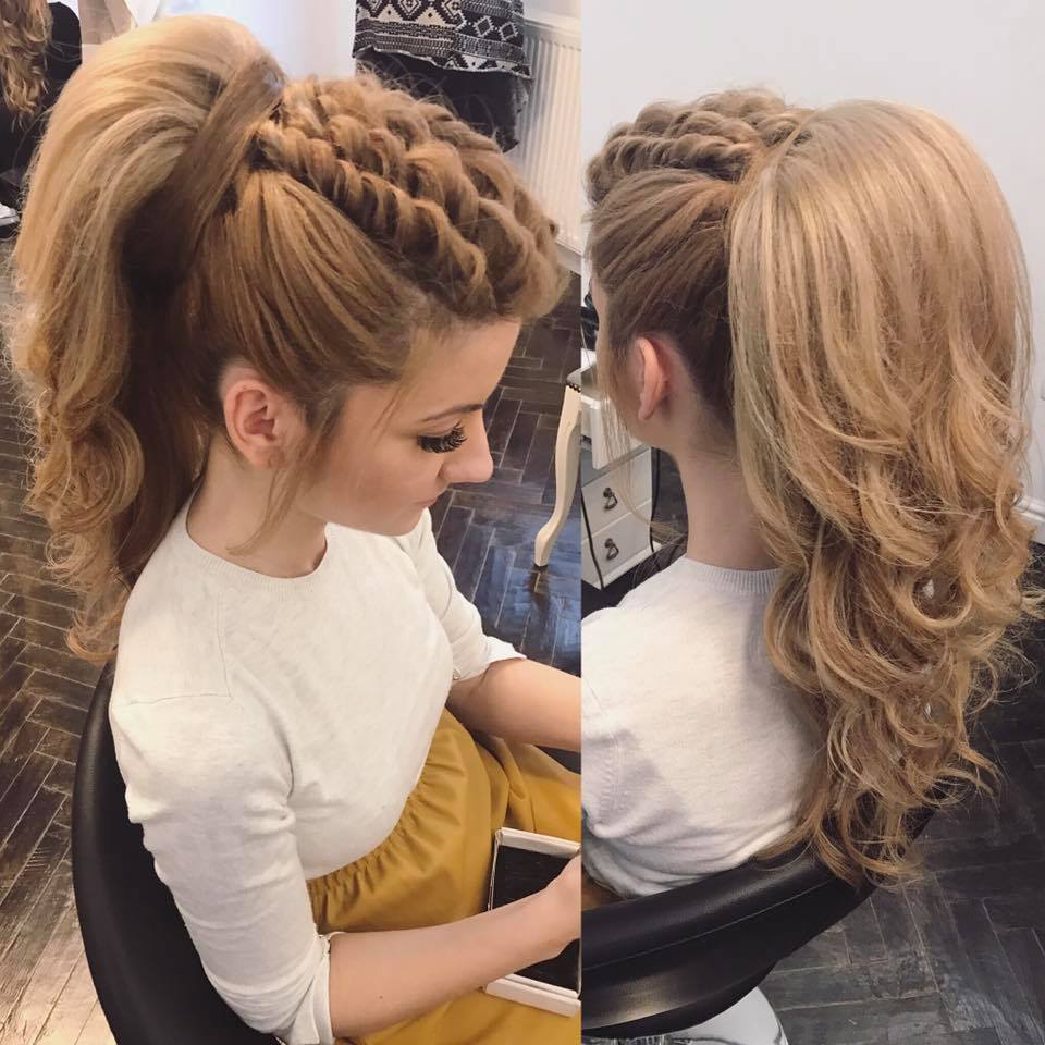 CUTE prom ponytail hairstyle