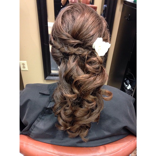 Stunning prom hair