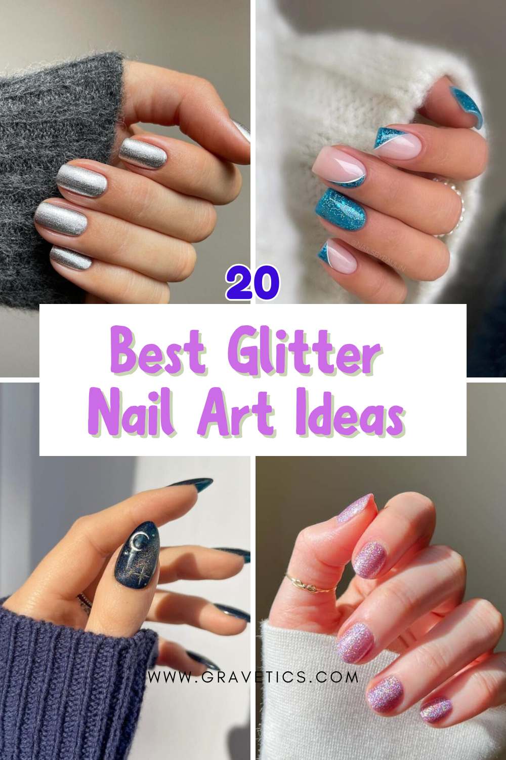 Best Glitter Nail Art Ideas