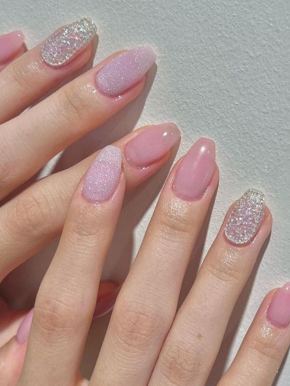 Pastel Perfection With a Glittery Twist