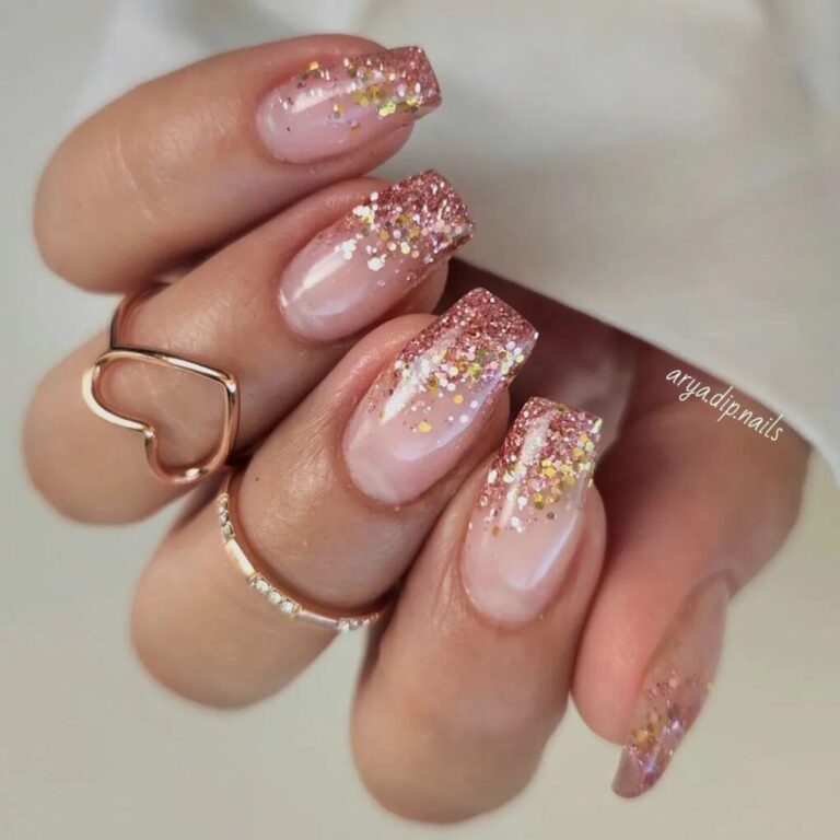 Rose Gold Glitz