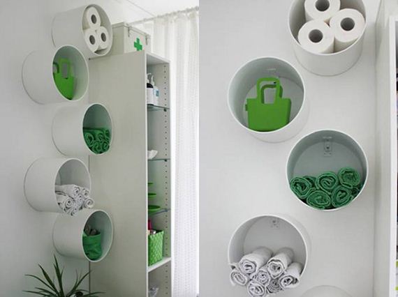 PVC Tubes Hanging Racks