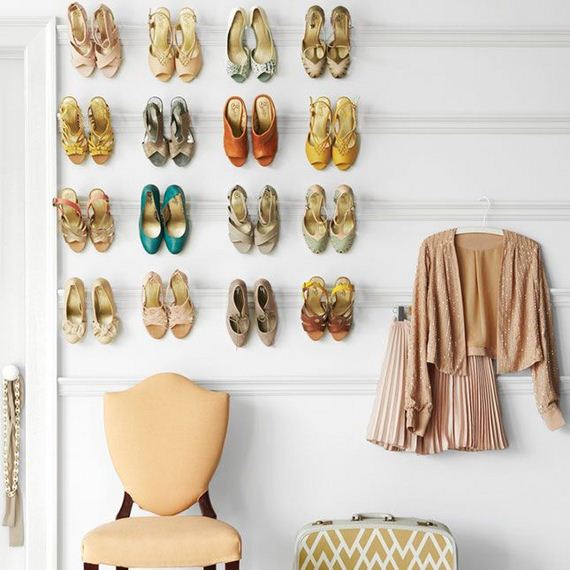 Picture Rail Shoe Rack