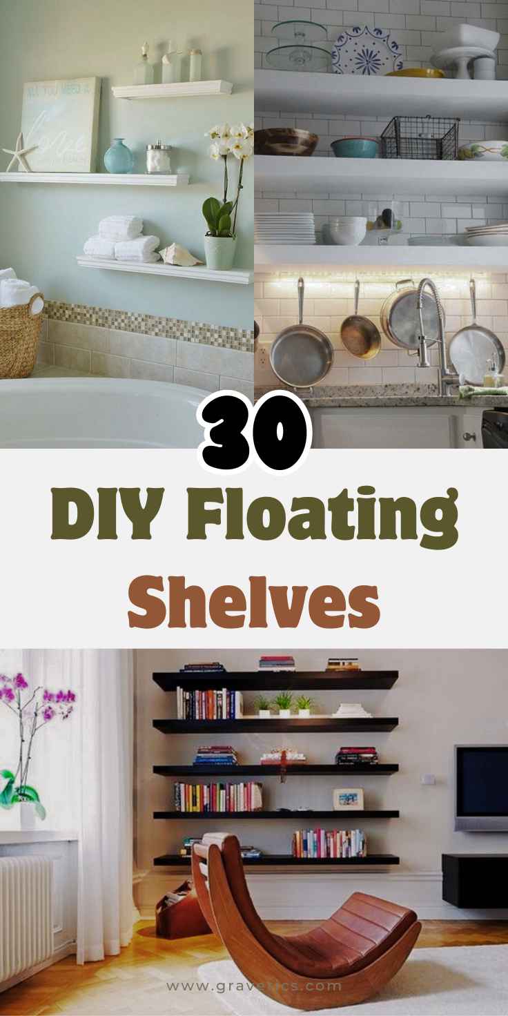 DIY Floating Shelves