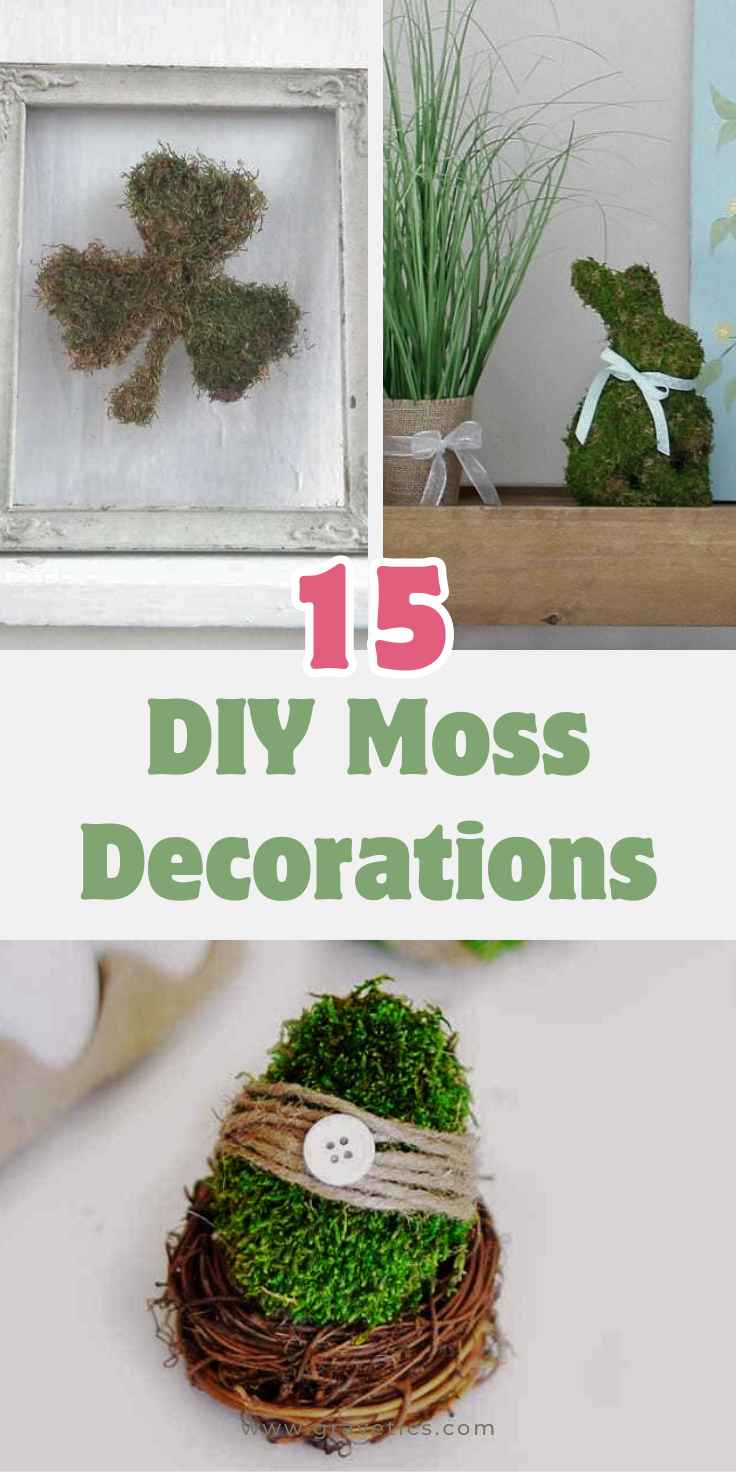 DIY Moss Decorations