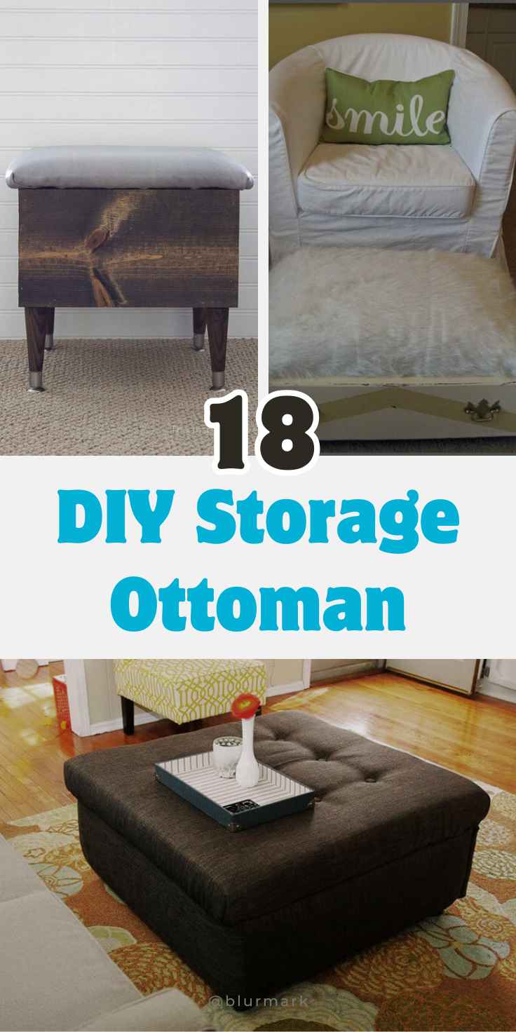 DIY Storage Ottoman