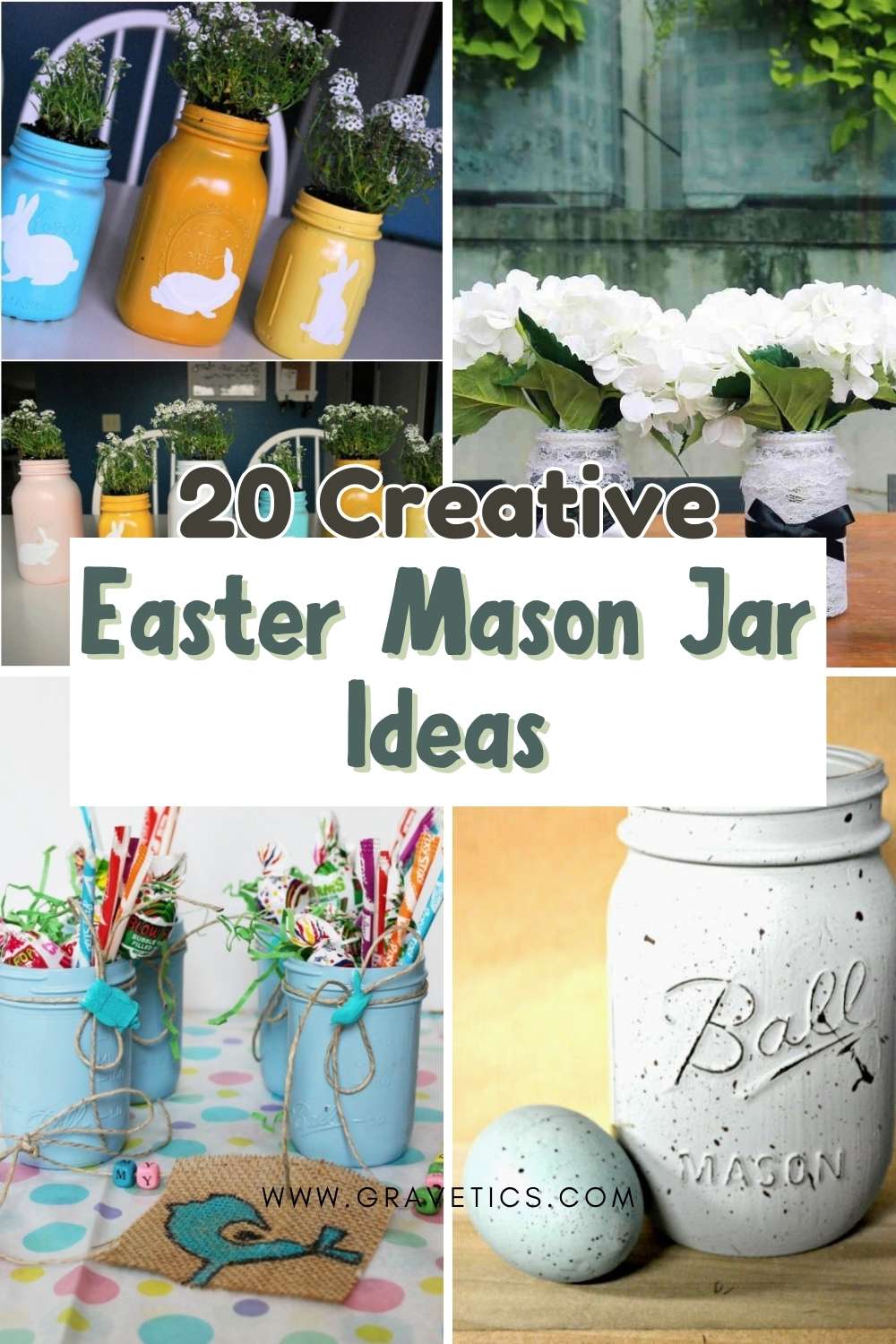 Easter Mason Jar Ideas