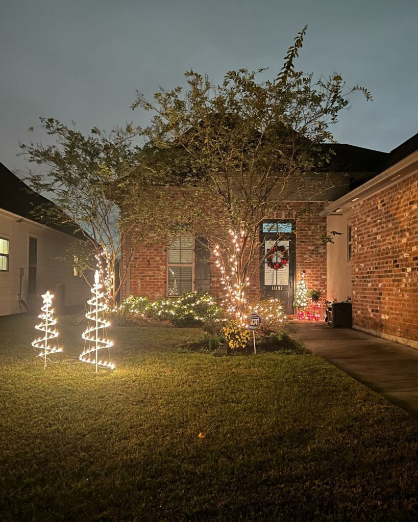 Simple Outdoor Christmas Lights Decoration