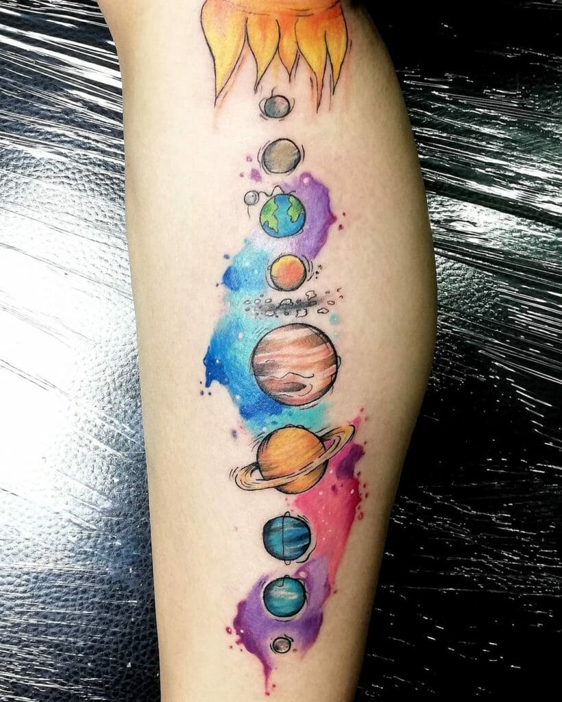 Cool Solar System Tattoos