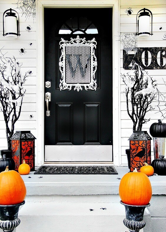 99 Unique Halloween Door Décor Ideas to Make Your Home the Spookiest