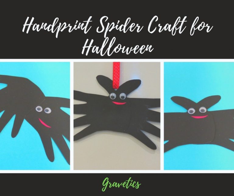 Handprint Spider Craft For Halloween – Easy Halloween Crafts For Kids