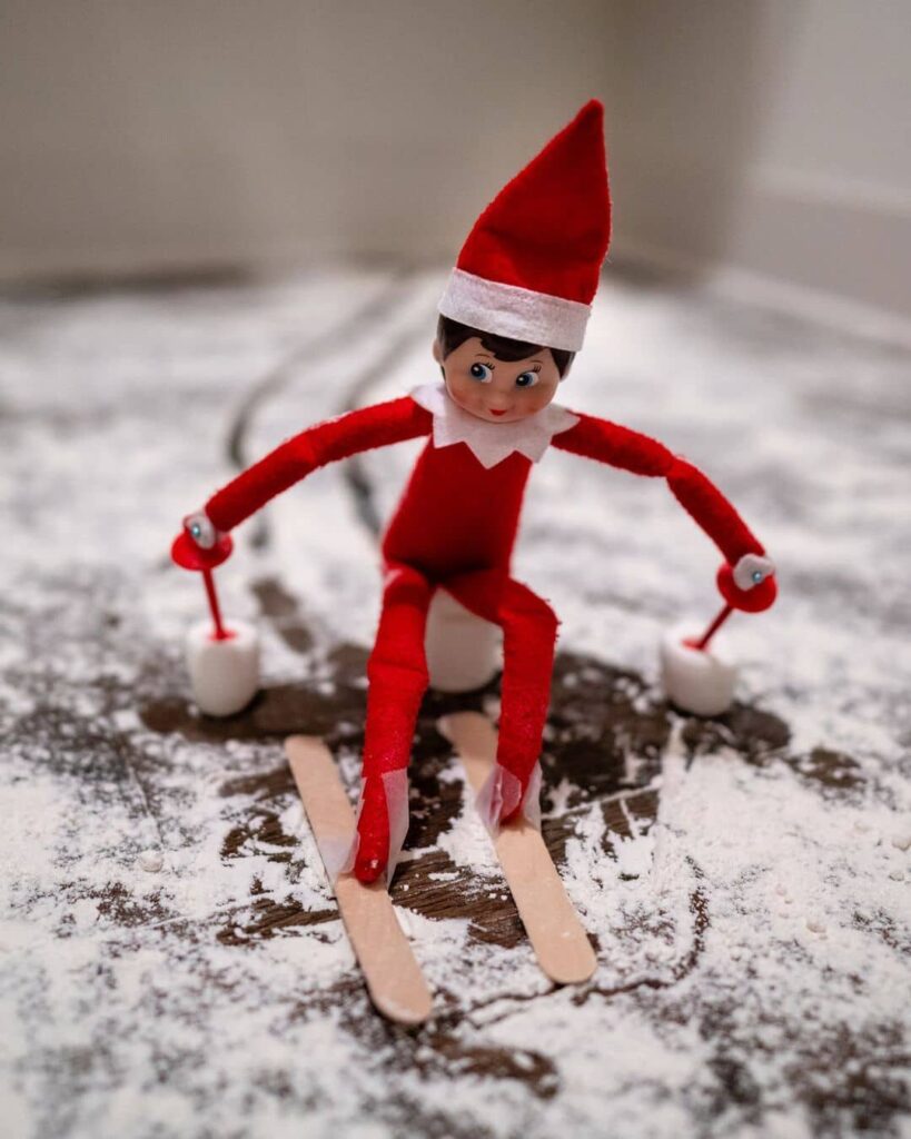 Elf on skis