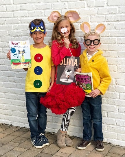 Pete the Cat, Olivia, and Arthur