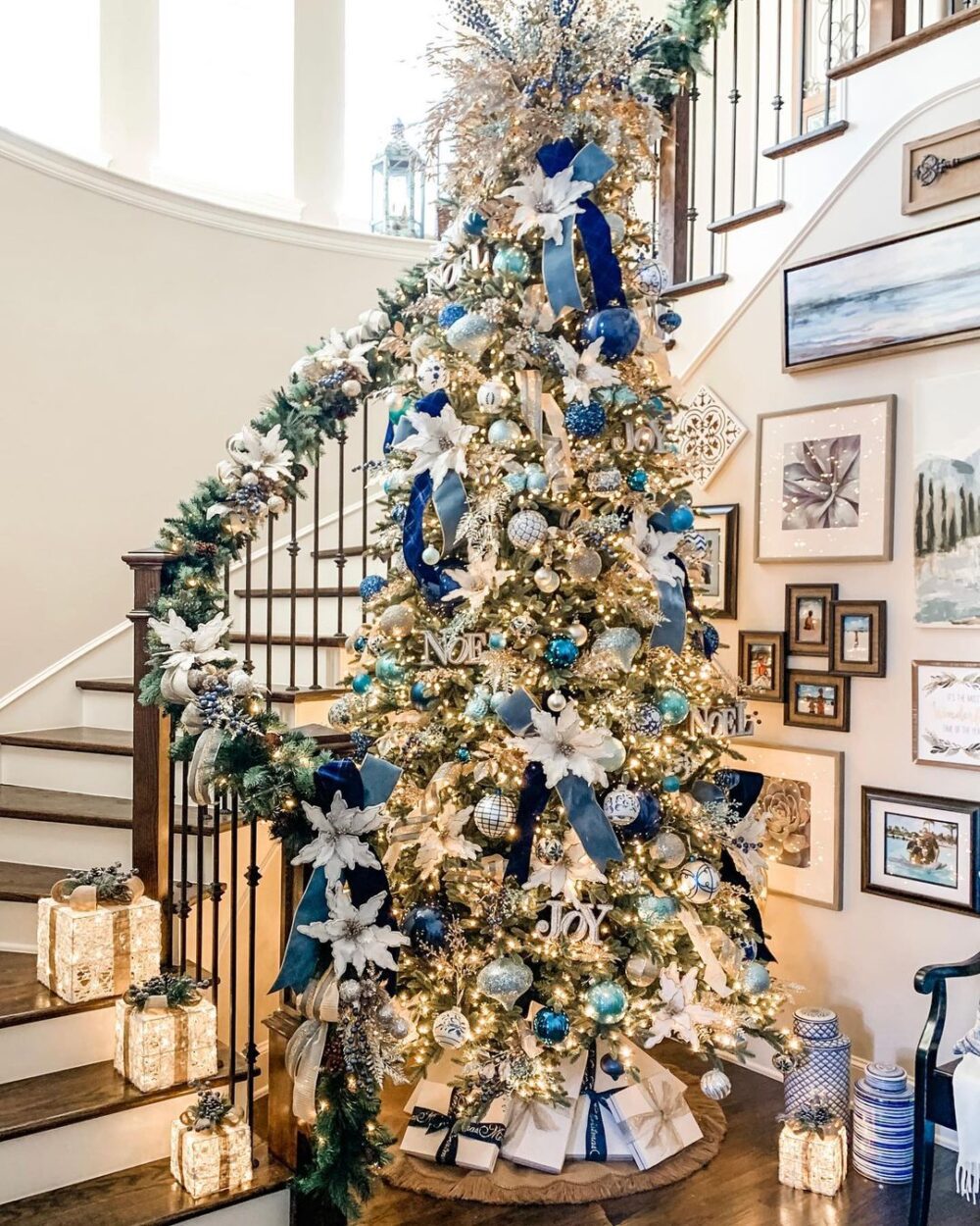 Blue Christmas Tree Ideas