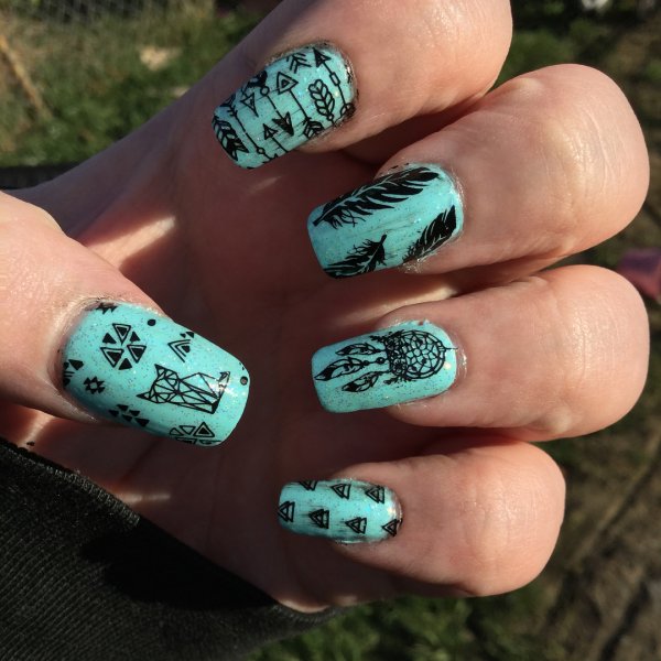 Cool Monster Nail Art 