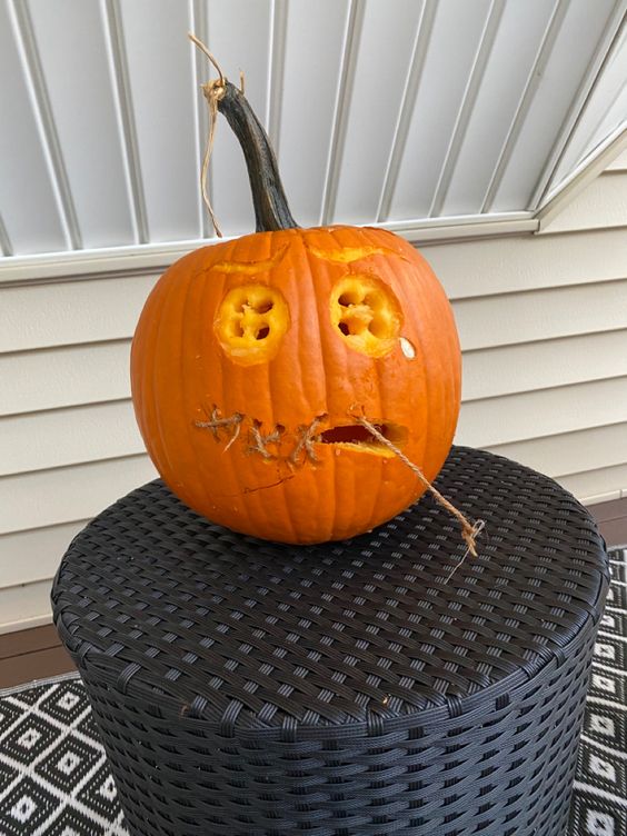 Coraline pumpkin