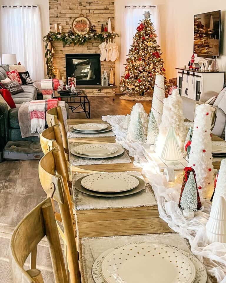 Magical Christmas Table Setting