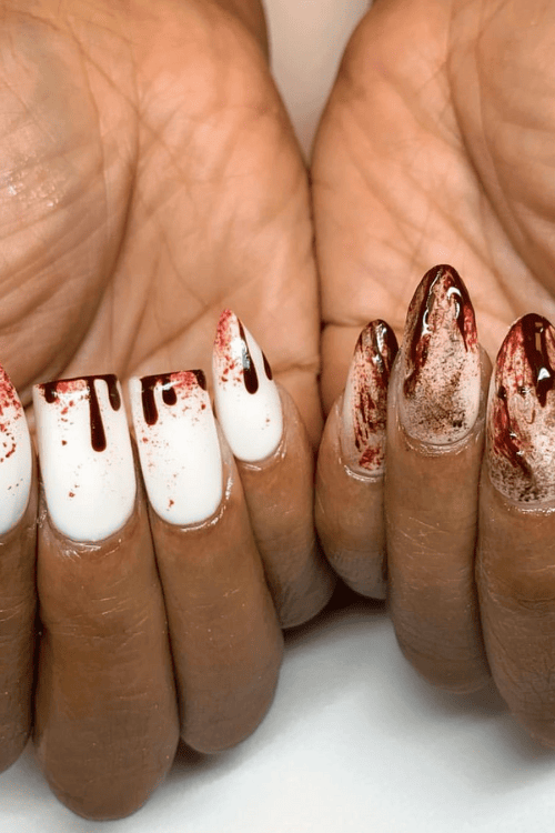 Nasty scary nails