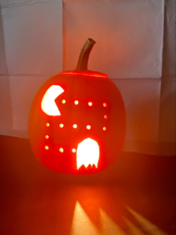 Pac man pumpkin