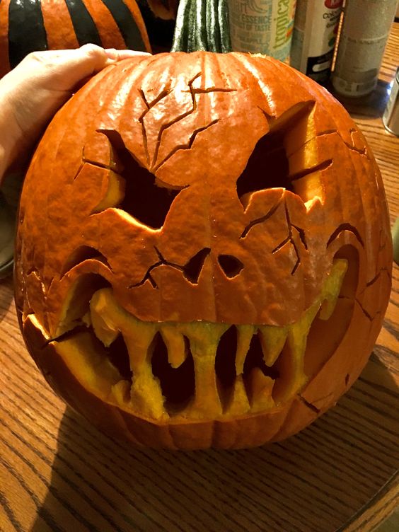 Scary Pumpkin Carving