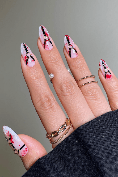 Scary bride manicure