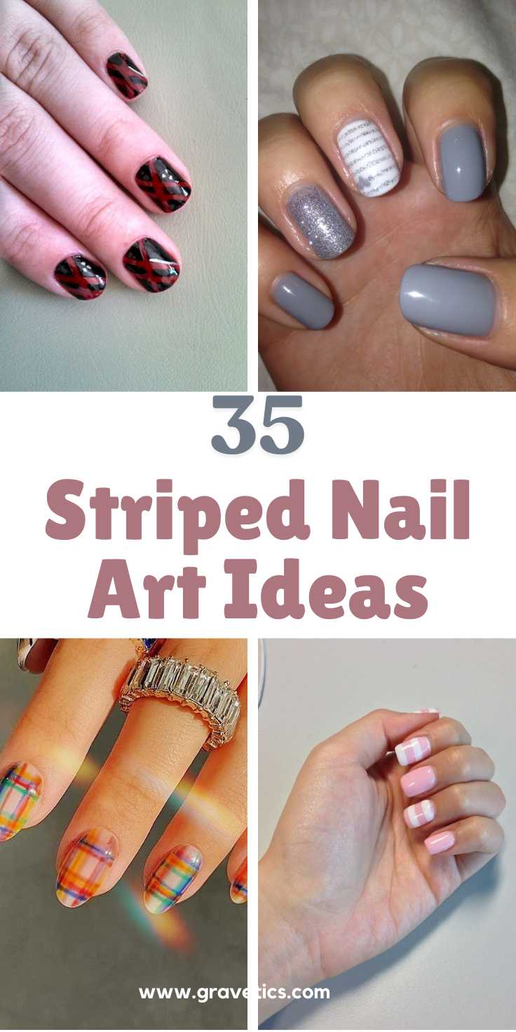 Striped Nail Art Ideas