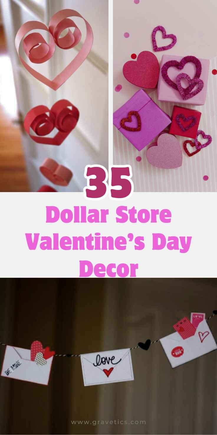 Dollar Store Valentine’s Day Decor