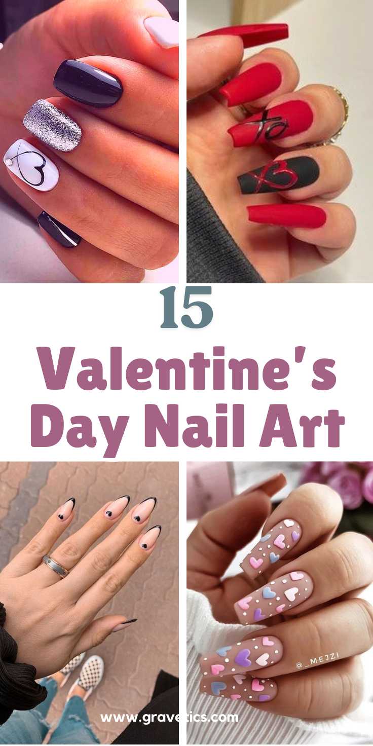 Valentine’s Day Nail Art