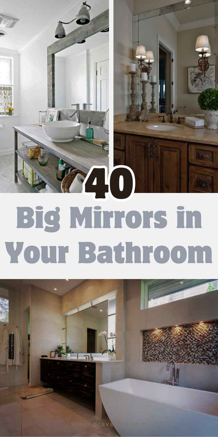 Big Mirrors in Your Bathroom