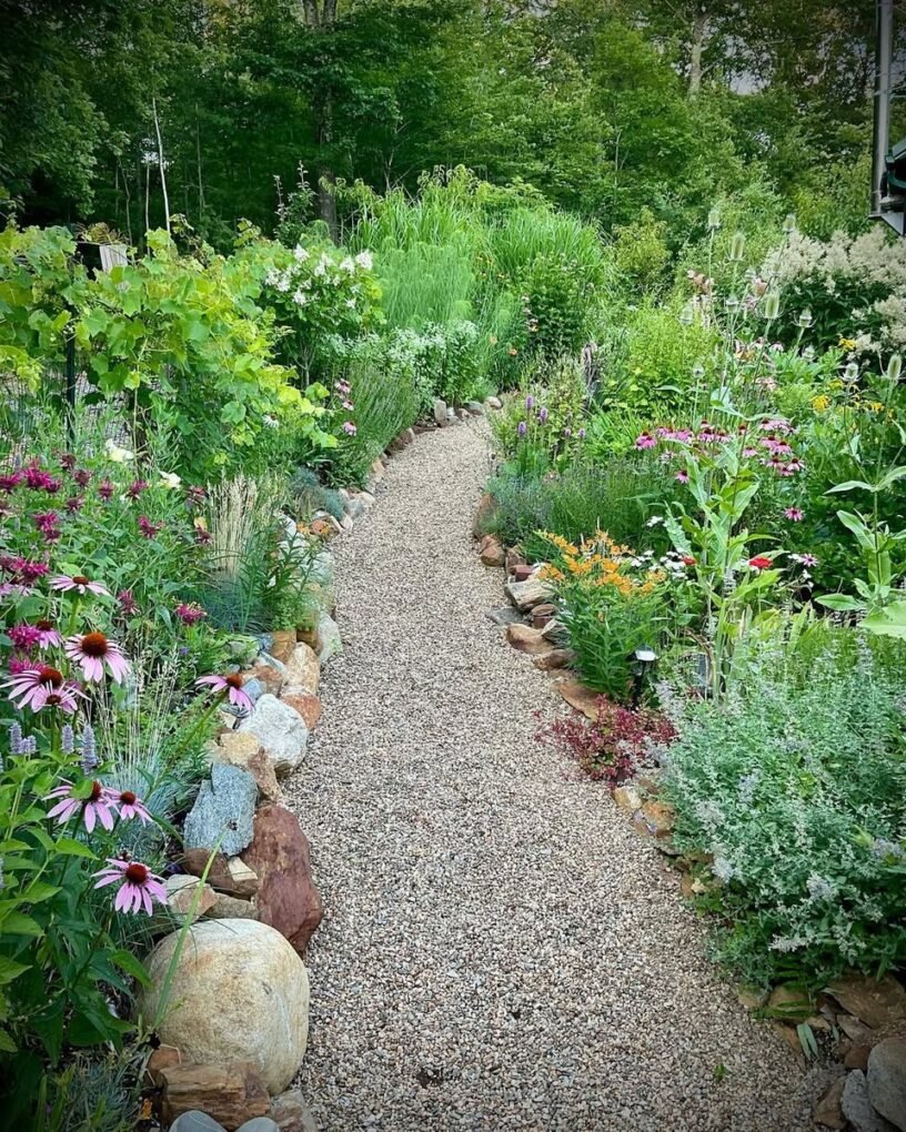 15 French Cottage Garden Ideas: Create Your Dream Romantic Oasis 12 Gravel Pathways