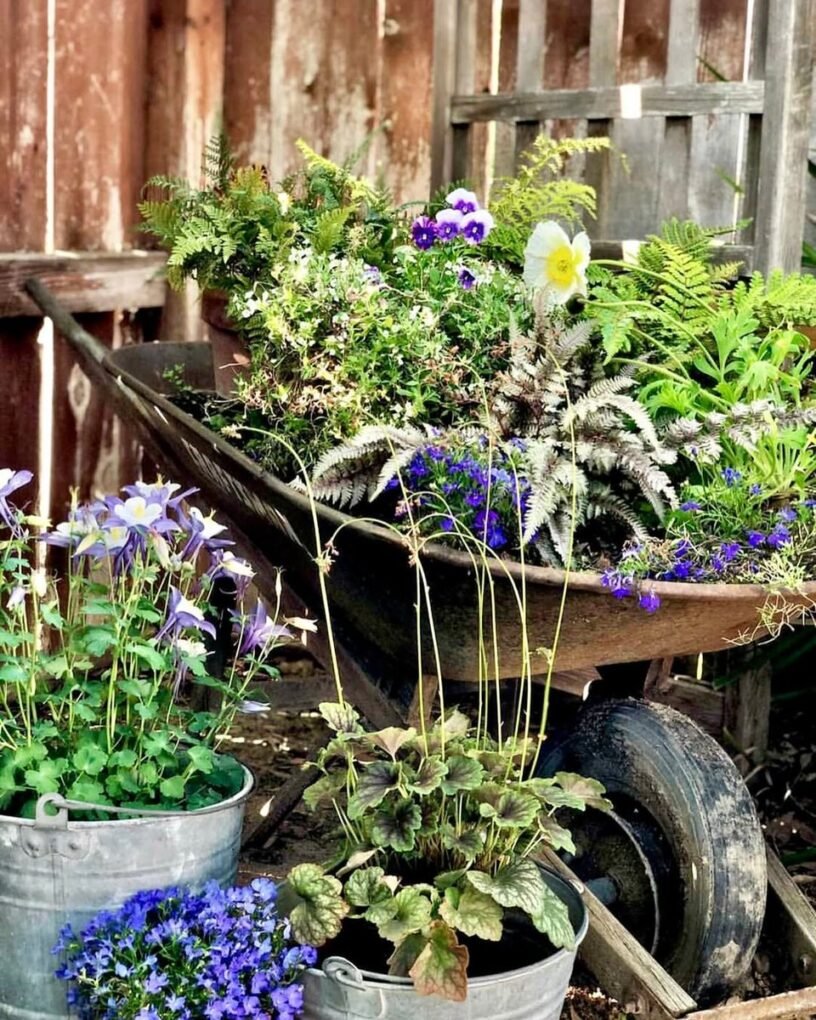 15 French Cottage Garden Ideas: Create Your Dream Romantic Oasis 5 Iron Plant Stands