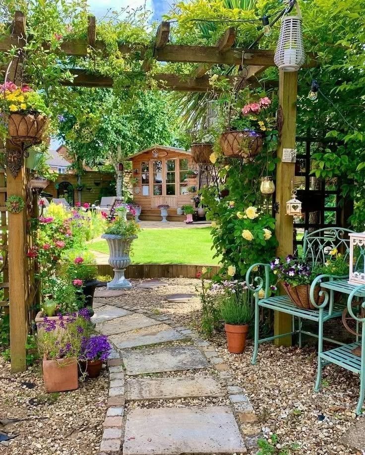 15 French Cottage Garden Ideas: Create Your Dream Romantic Oasis 15 Weathered Stone Planters