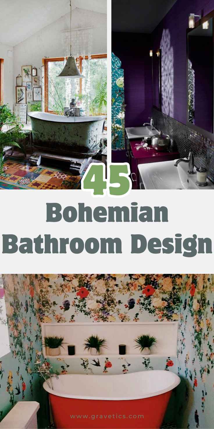 Bohemian Bathroom Design