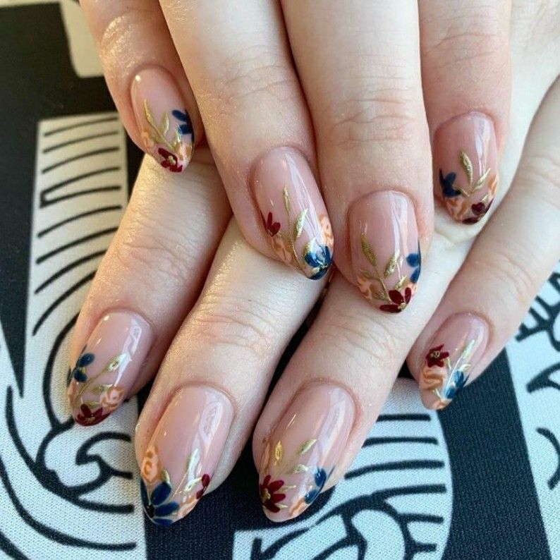 Floral with gold