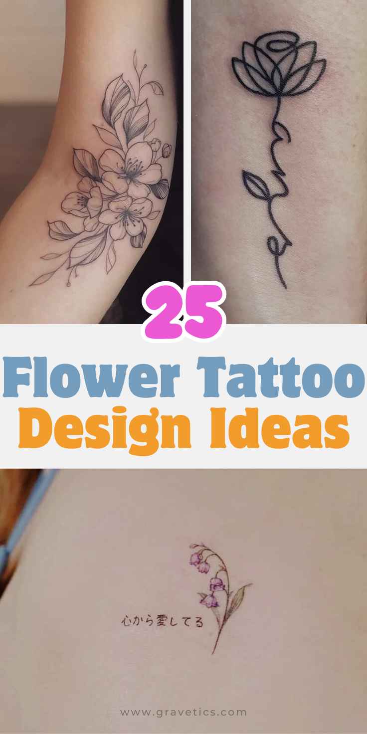 Flower Tattoo Design Ideas