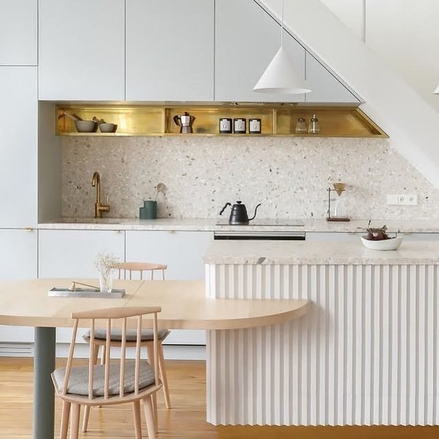 30 Creative Kitchen Island Ideas to Inspire Your Home in 2025 16 Table on the Side