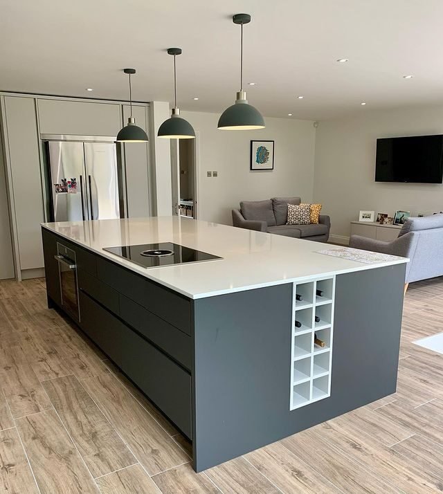 30 Creative Kitchen Island Ideas to Inspire Your Home in 2025 13 Wine Rack