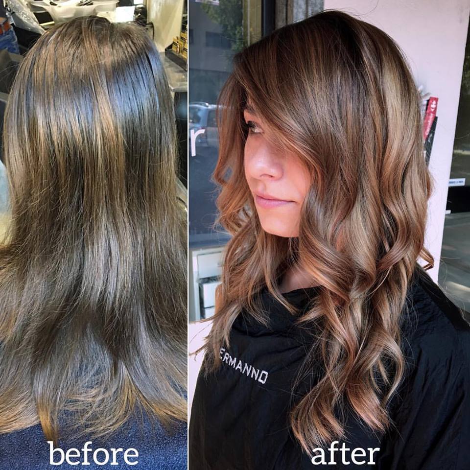 Beautiful Hair Balayage Perfect Autumn Color Transformation